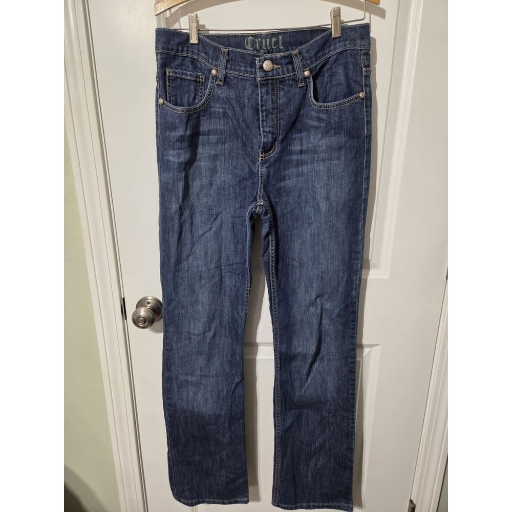 Cruel Girl Rachel Slim Fit Jeans Size 9 Regular Blue Denim 100% Cotton Mid Rise